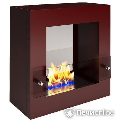 Биокамин ЭкоЛайф Cube Glass black burgundy Арома, c250 в Берёзовском